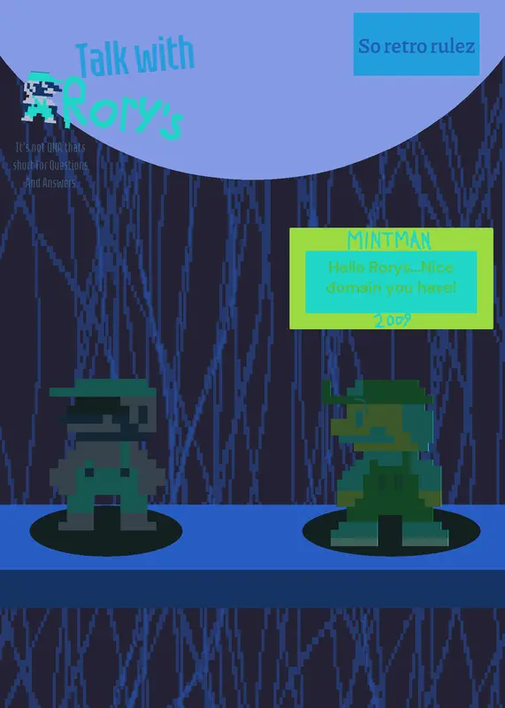 Mintman2009 in Rorys domain (QNA thingy) by @Crytigi-gaming