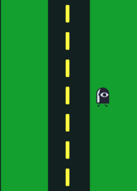 Road cross test