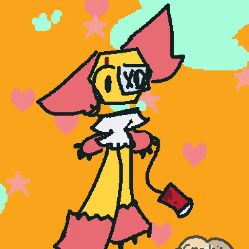 Dandys world art by @-C00K13S-