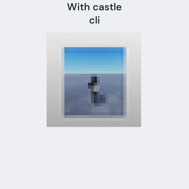 Castle cli video by @juanmonopi