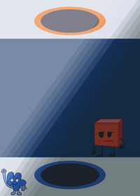 Bfdi/Bfdia/Bfb/Tpot Cube drag portal