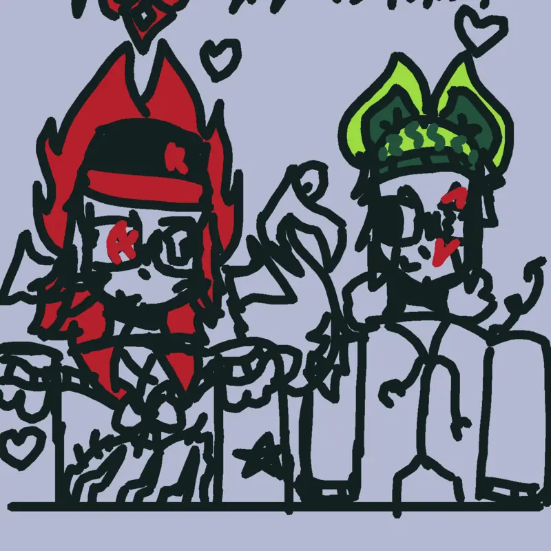 It’s me and my friend by @N00B9