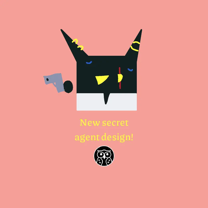 New secret agent design by @imcomingtoyourhouse