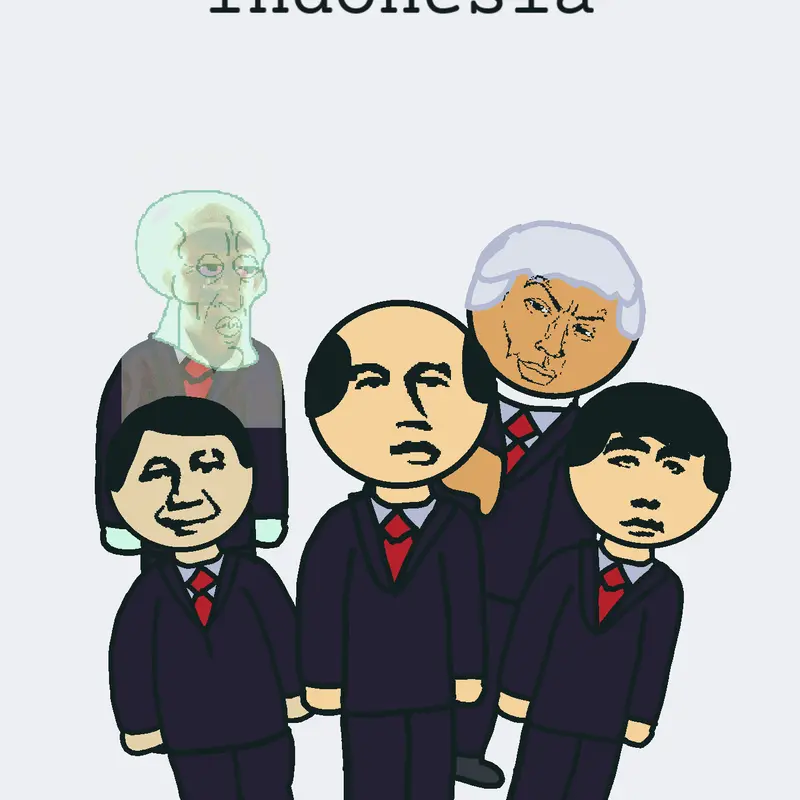 Prabowo Gibran Jokowi mulyono by @TahuDecksStudio
