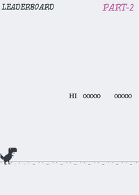 It's the google dino game for you guys!