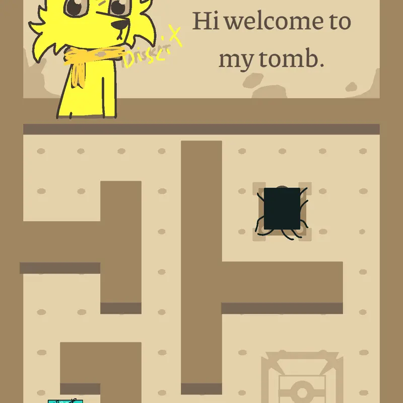 Biscuit's maze by @mehrsm