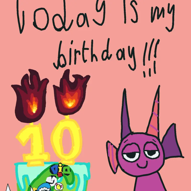 Today is my bday!!!!! by @durpledragon