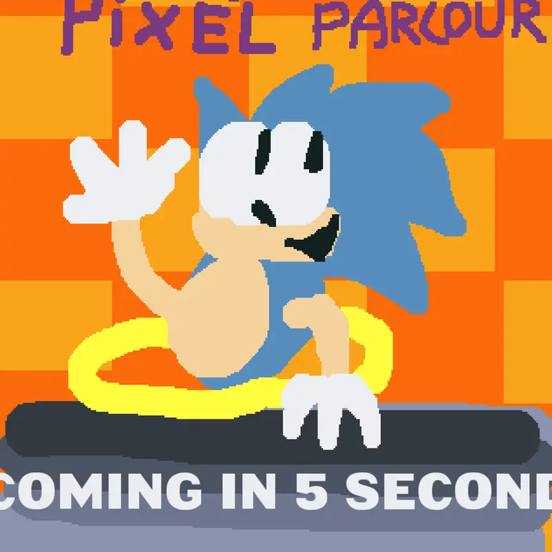 The pixel parcour coming in 2 days! by @Sonic_132