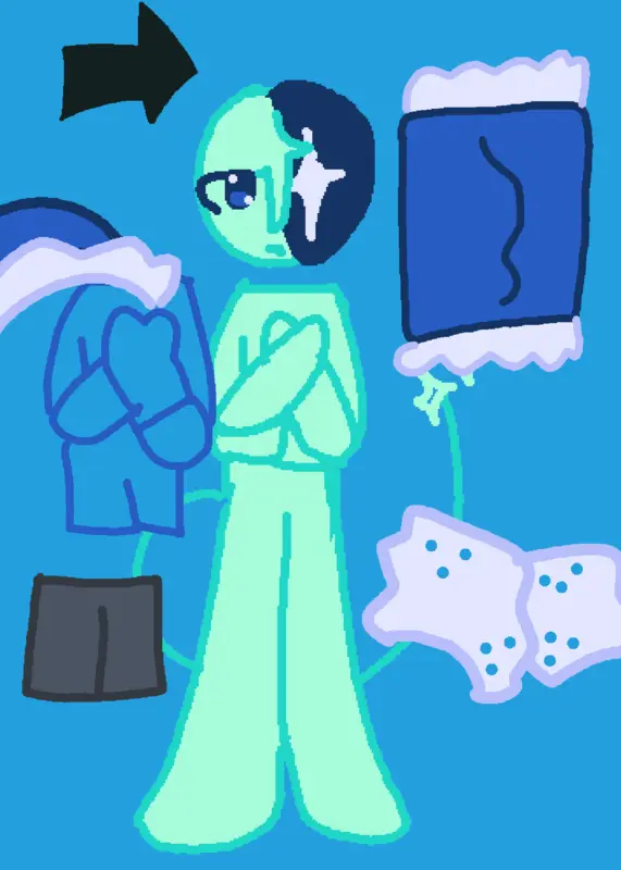 Blue multifandom puzzle(WIP) ° O ° by @Dreamcoredazy