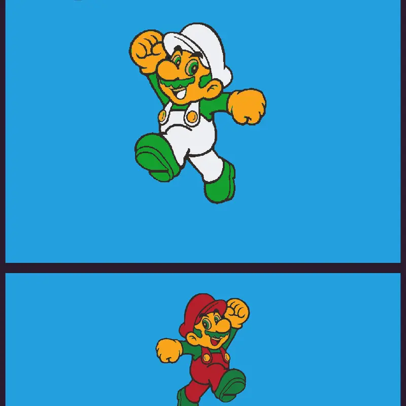 Mario versus Luigi by @CarlosYambo