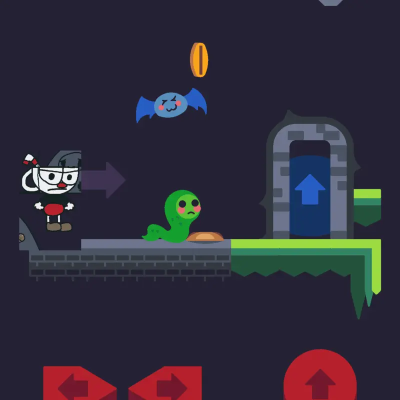 Cuphead platform by @Cuphead144