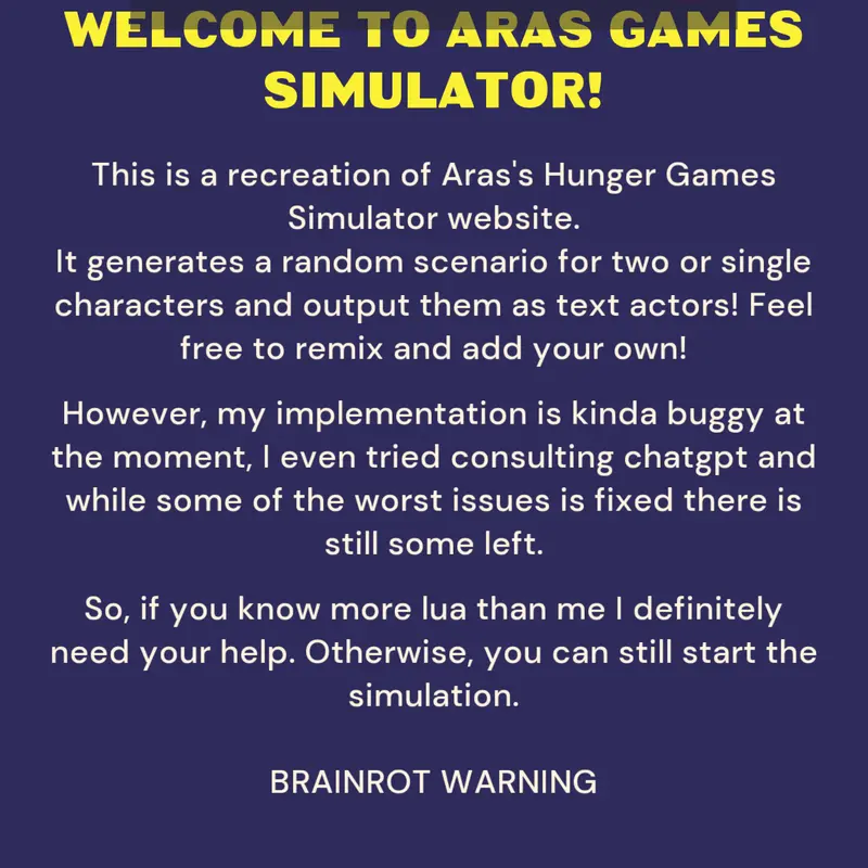 Game by @ArasBerkayX
