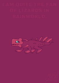 i enjoy lizards a lot ★