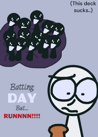 Batting day but… RUNNN! remastered #ai #