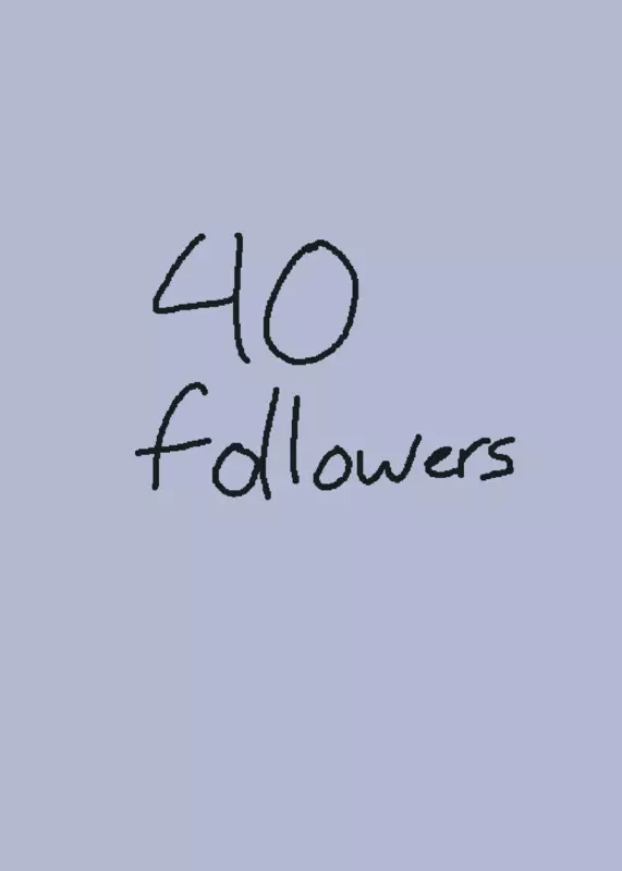 40 followers by @tyui_221