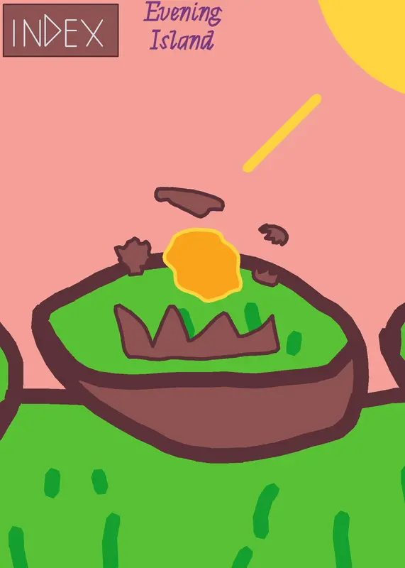 Evening Island by @Pipilsin