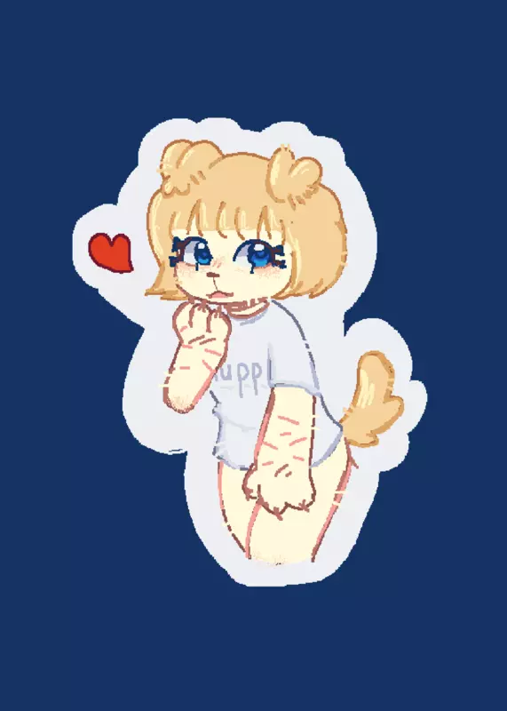My puppy oc! by @puppy_Momo