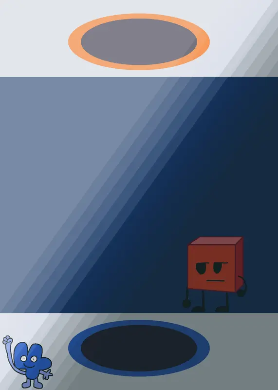 Bfdi/Bfdia/Bfb/Tpot Cube drag portal by @-Gzebb4_XDMCRXANDCASTLE-