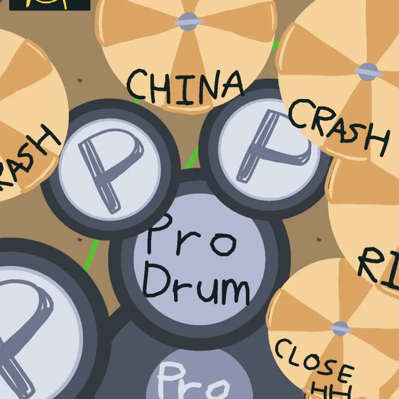 Professional Drum by @althafyuliandra