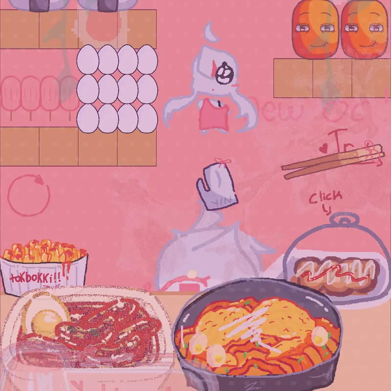 Mukbang game!🍤🍫🍙🥘 by @YATTACHAN