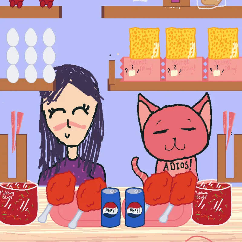 ASMR with new character! His name Tofi by @MukbangStarts