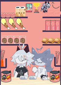 Oliver and Purin's mukbang!