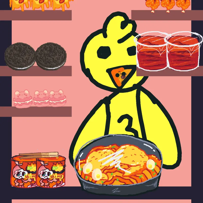 chiken litree by @MariaGuadalupe1