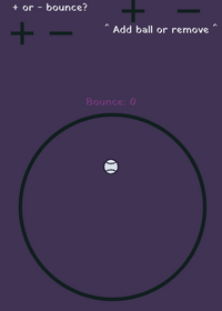 Bounce ball.