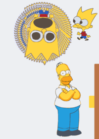 Homer Let The Barts Out