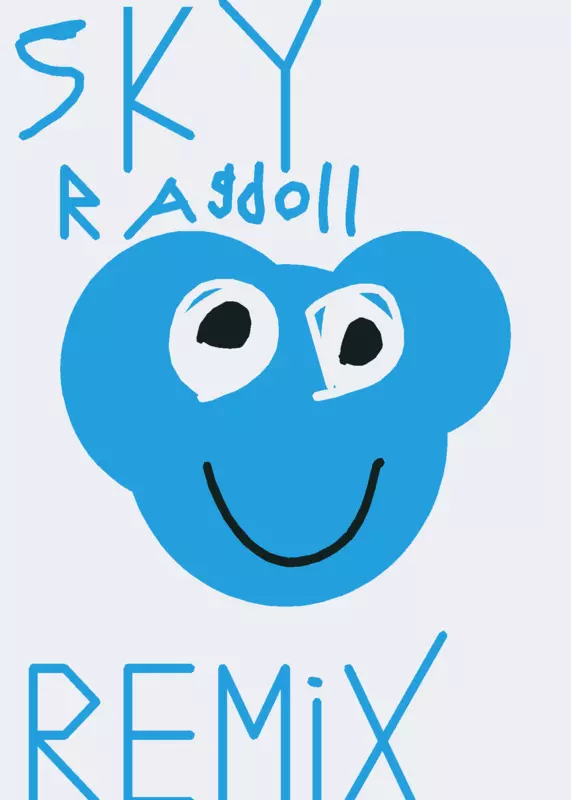Sky ragdoll by @feoalif_in_castle
