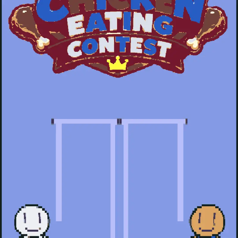 Chicken Eating Contest by @Saac1304