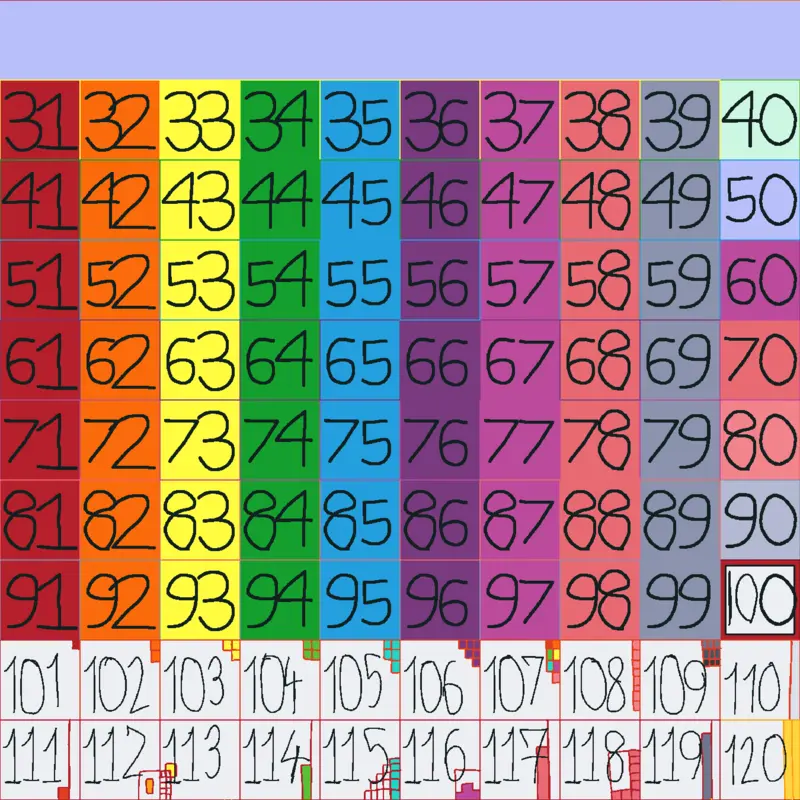 Numberblock by @Gaptain244