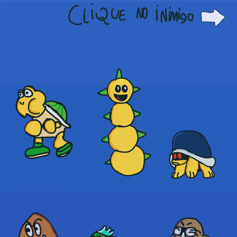 Clique no inimigo do mario by @italo1710