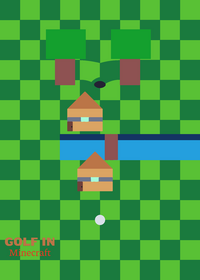 Golf in Minecraft