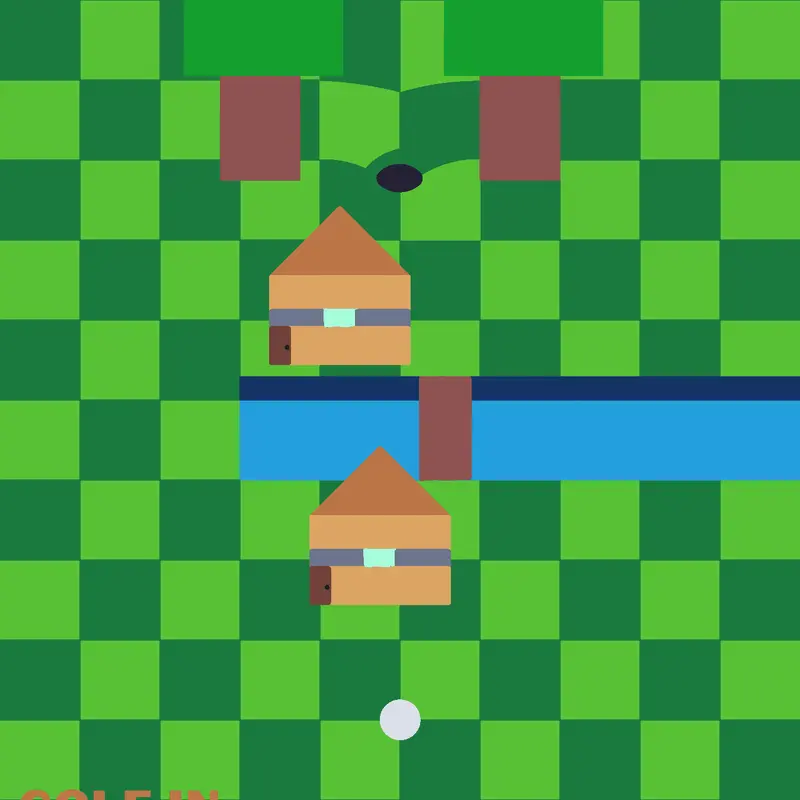 Golf in Minecraft by @Atlassian