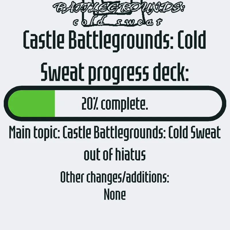 Castle Battlegrounds Progress Deck by @BlueBlobProductions