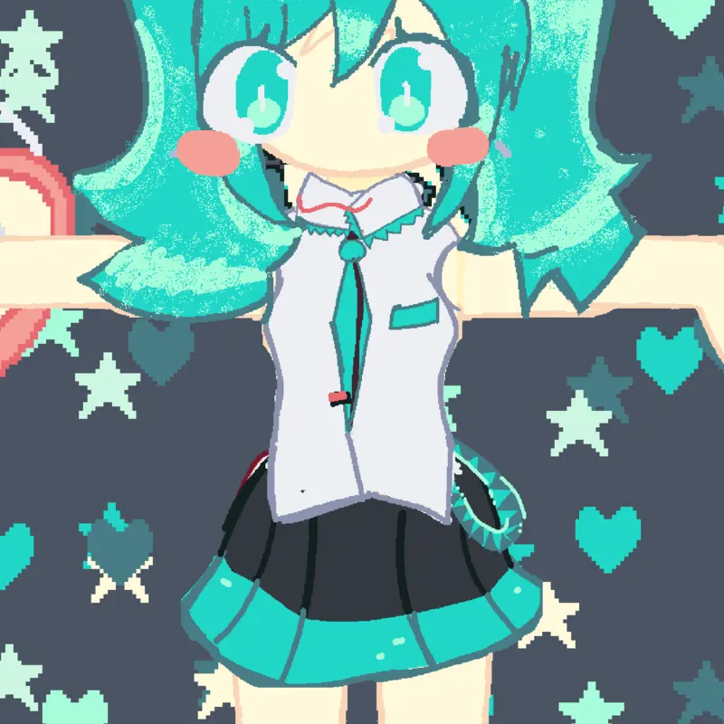 Miku by @SH3RLYN