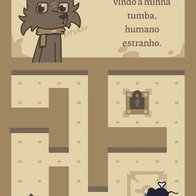 A longa história do tesouro do lobo by @Bem_vindo_ao_Brasil