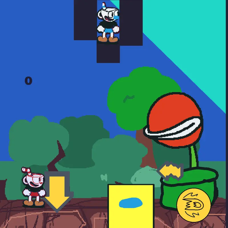 Cuphead by @mugman-fnf