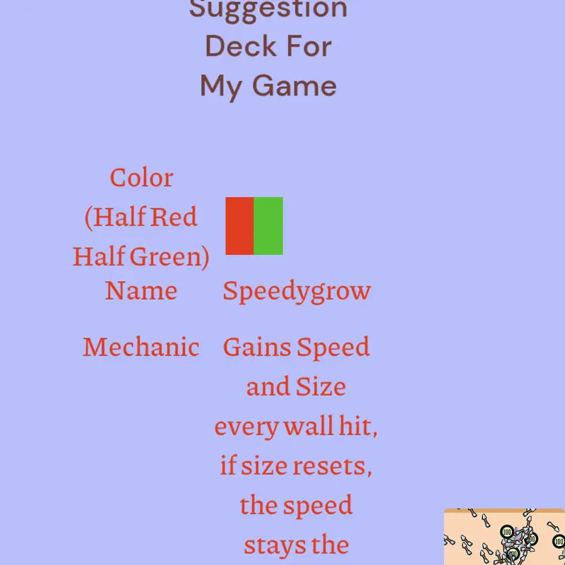 Suggestion for the game by @NukeBeam_From_Orbital
