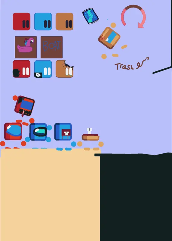 Among us cubes by @FreddyFazBoi