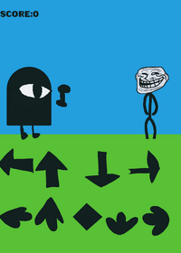Fnf practice character vs trollface