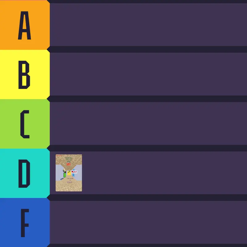 Ranking my games by @Baldi99