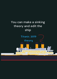 Make your own sinking theory