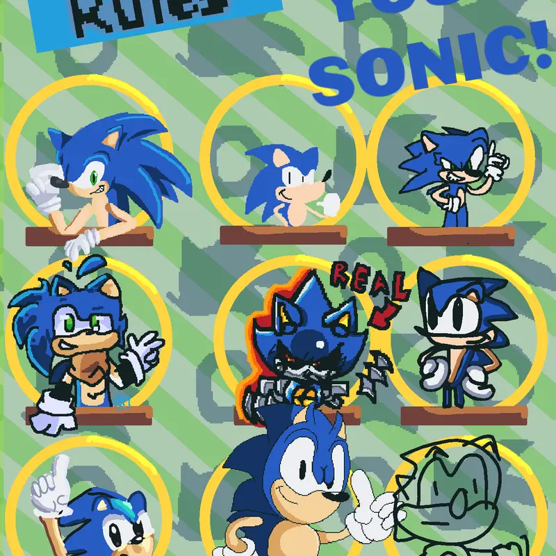 Idk my sonic by @BUNADI