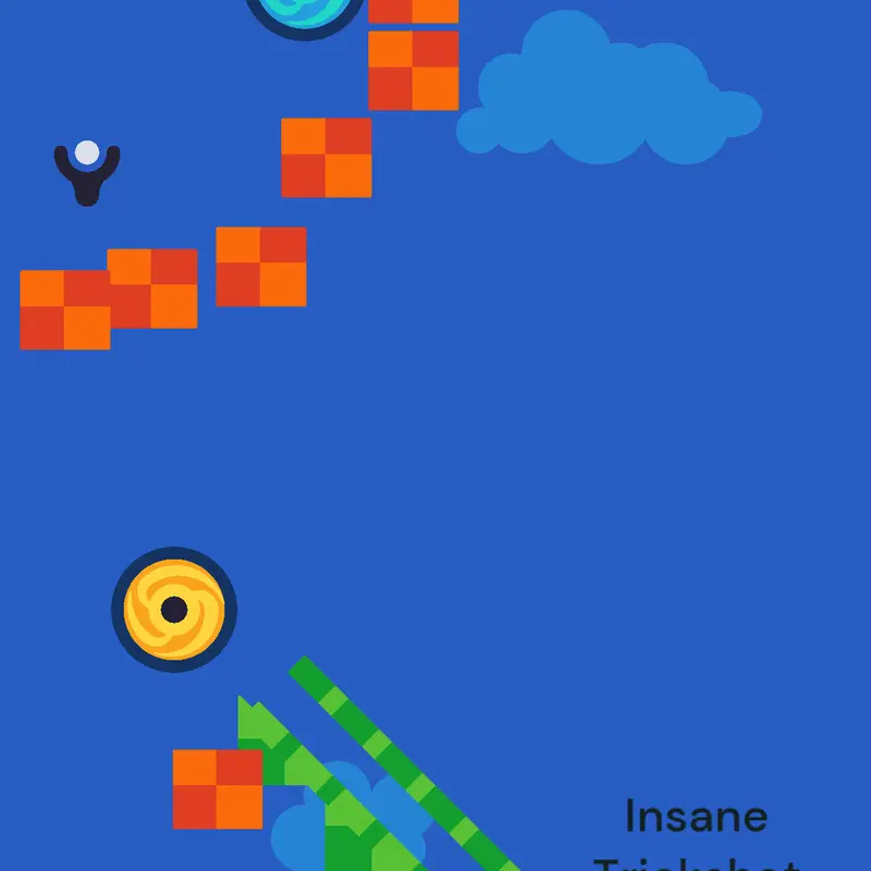 Crazy Golf Trickshot by @X_in_Castle