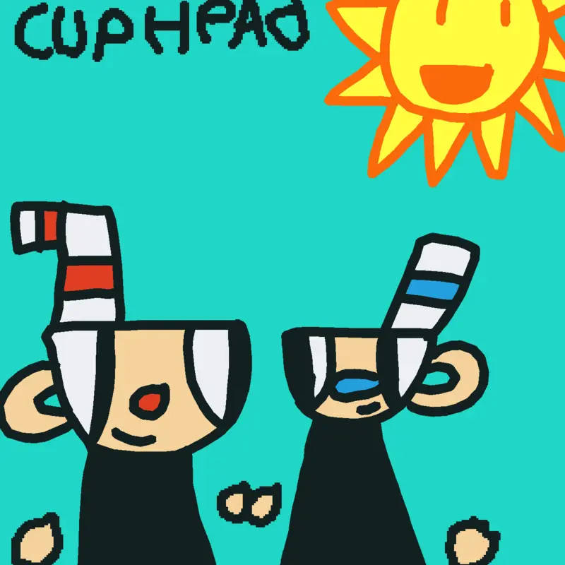 Cuphead and mugman by @mugman-fnf