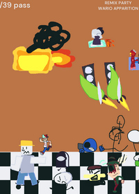 Run from wario apparition!