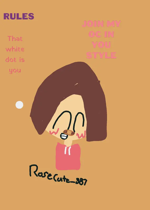 You're oc in my style by @Rosecute_987