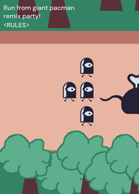 run from giant pacman!1!1!!